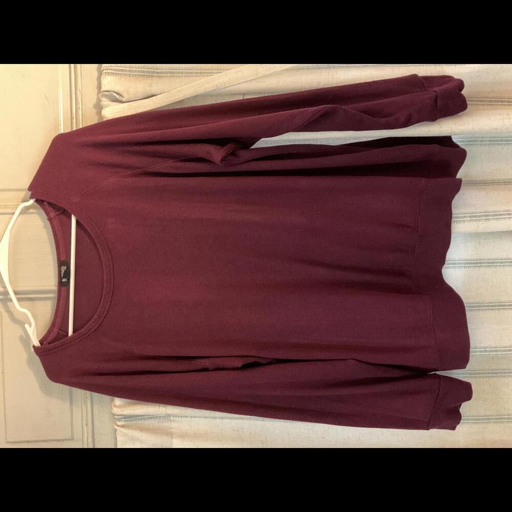 Buffalo by David Bitton Oversized Plum Pullover XL